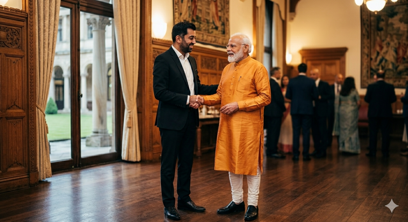 With Prime Minister Narendra Modi